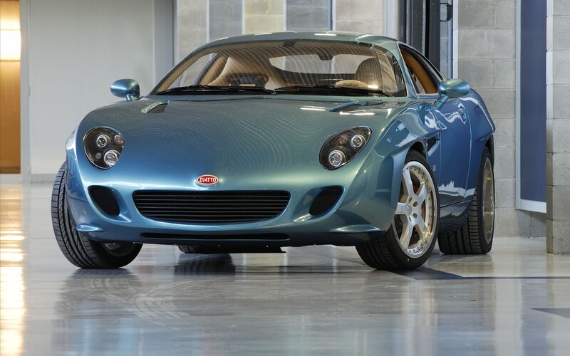 Blue Diatto sports car