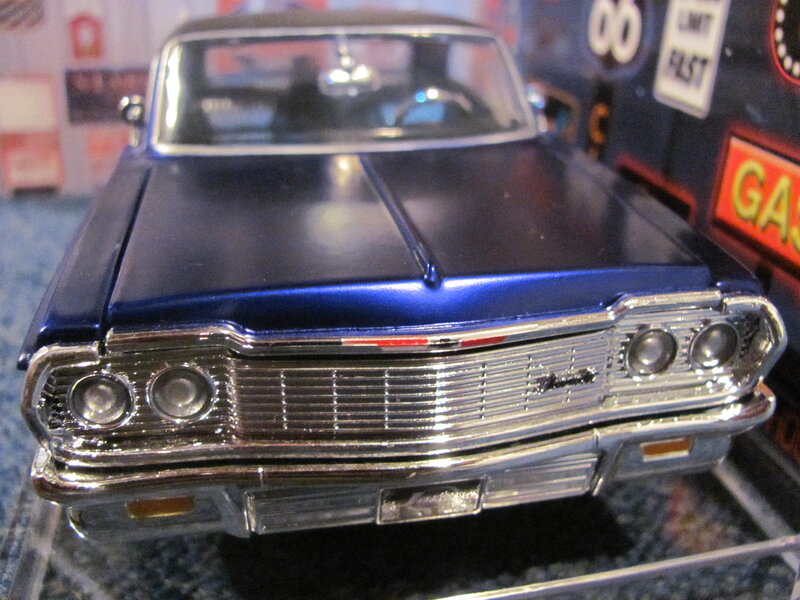 Blue Die-cast Car — Static
