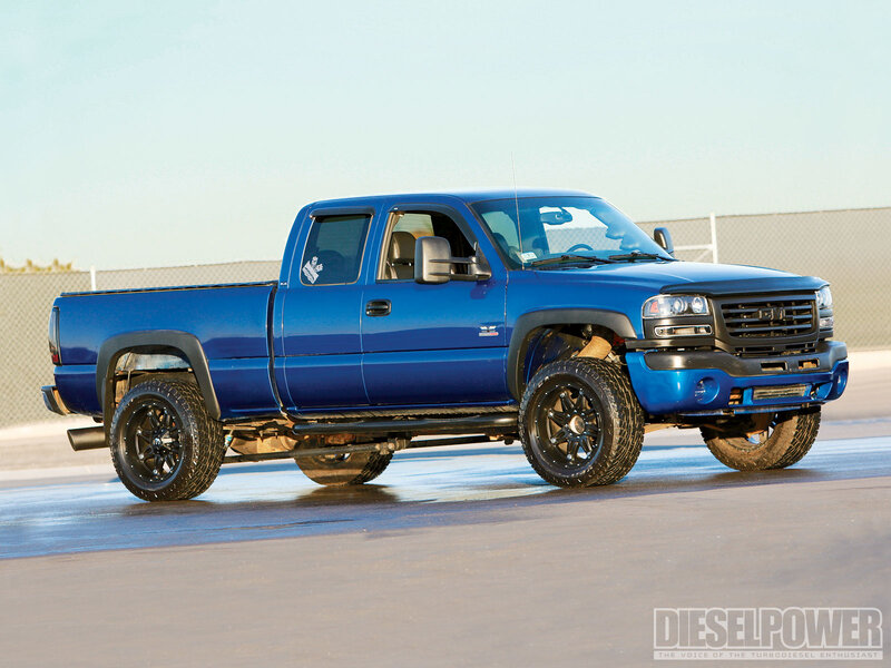 Blue Diesel Pickup Truck