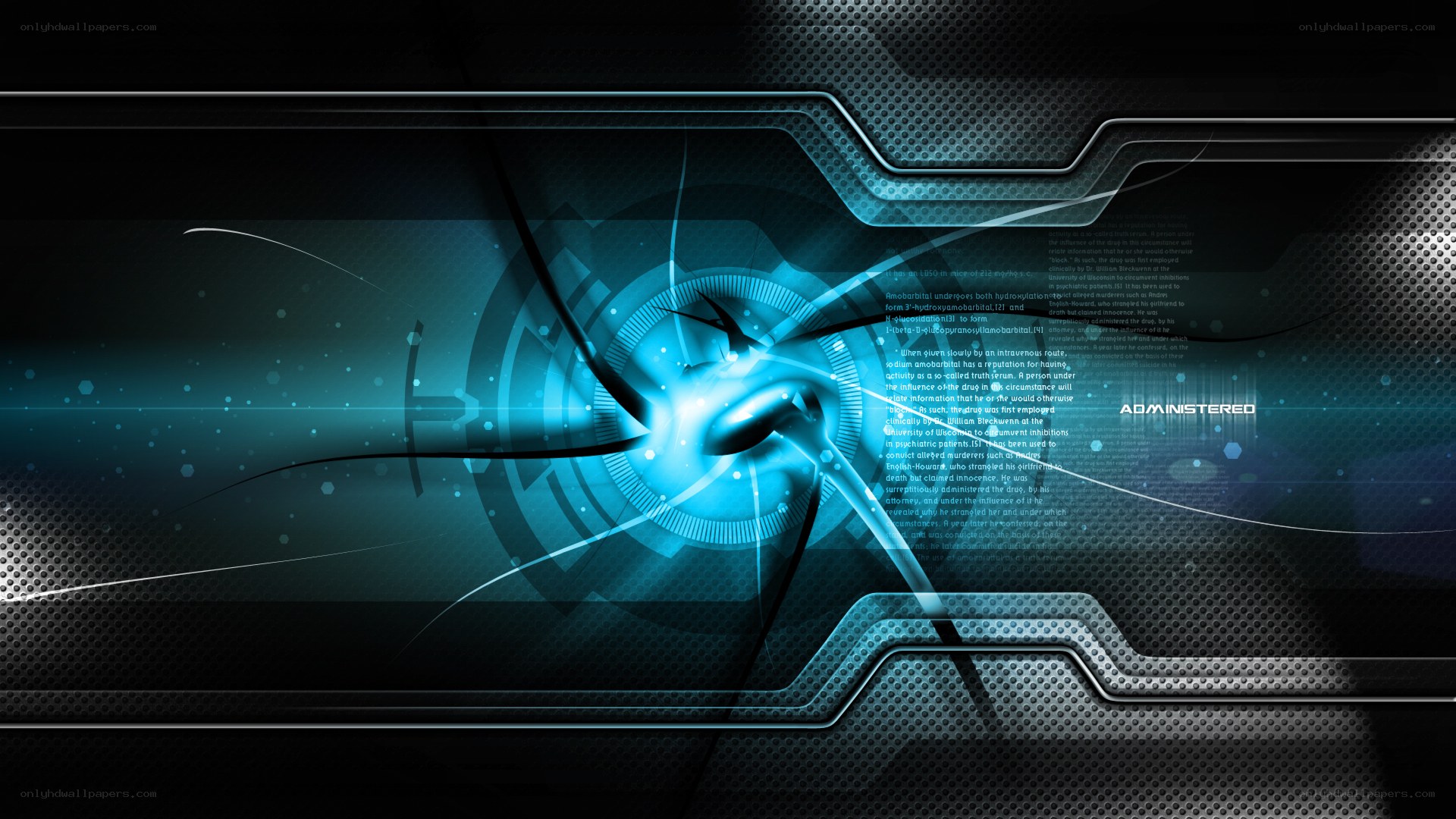 blue digital abstract background