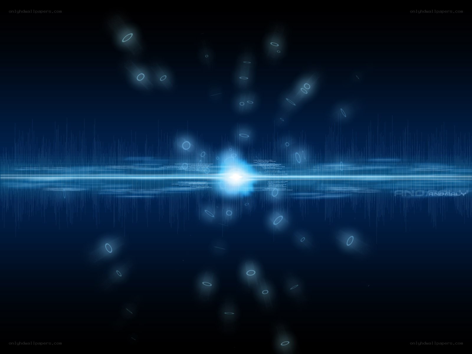 blue digital abstract background