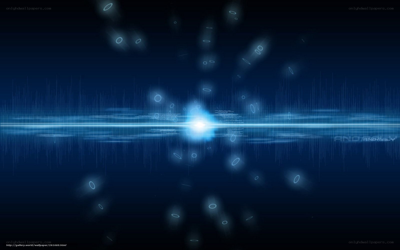 blue digital abstract background