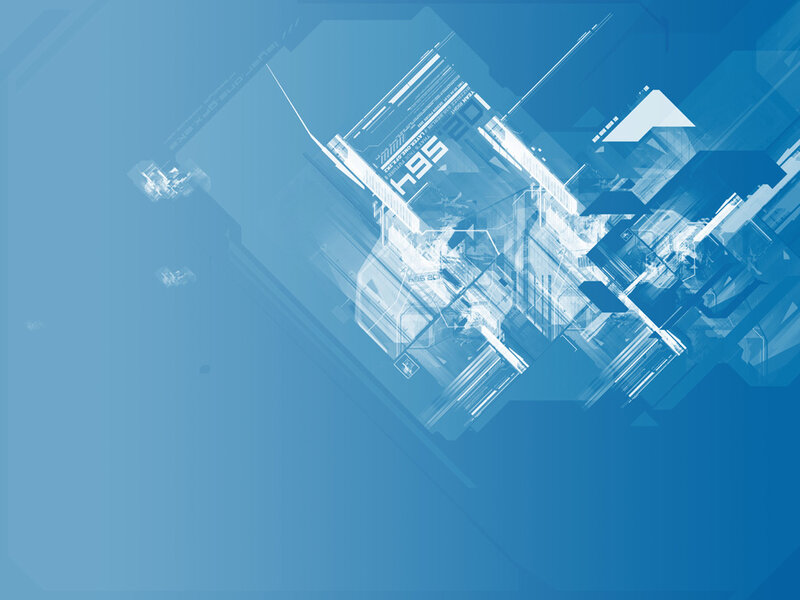 blue digital abstract design