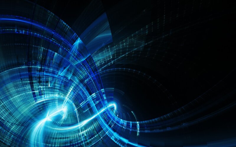 blue digital abstract motion