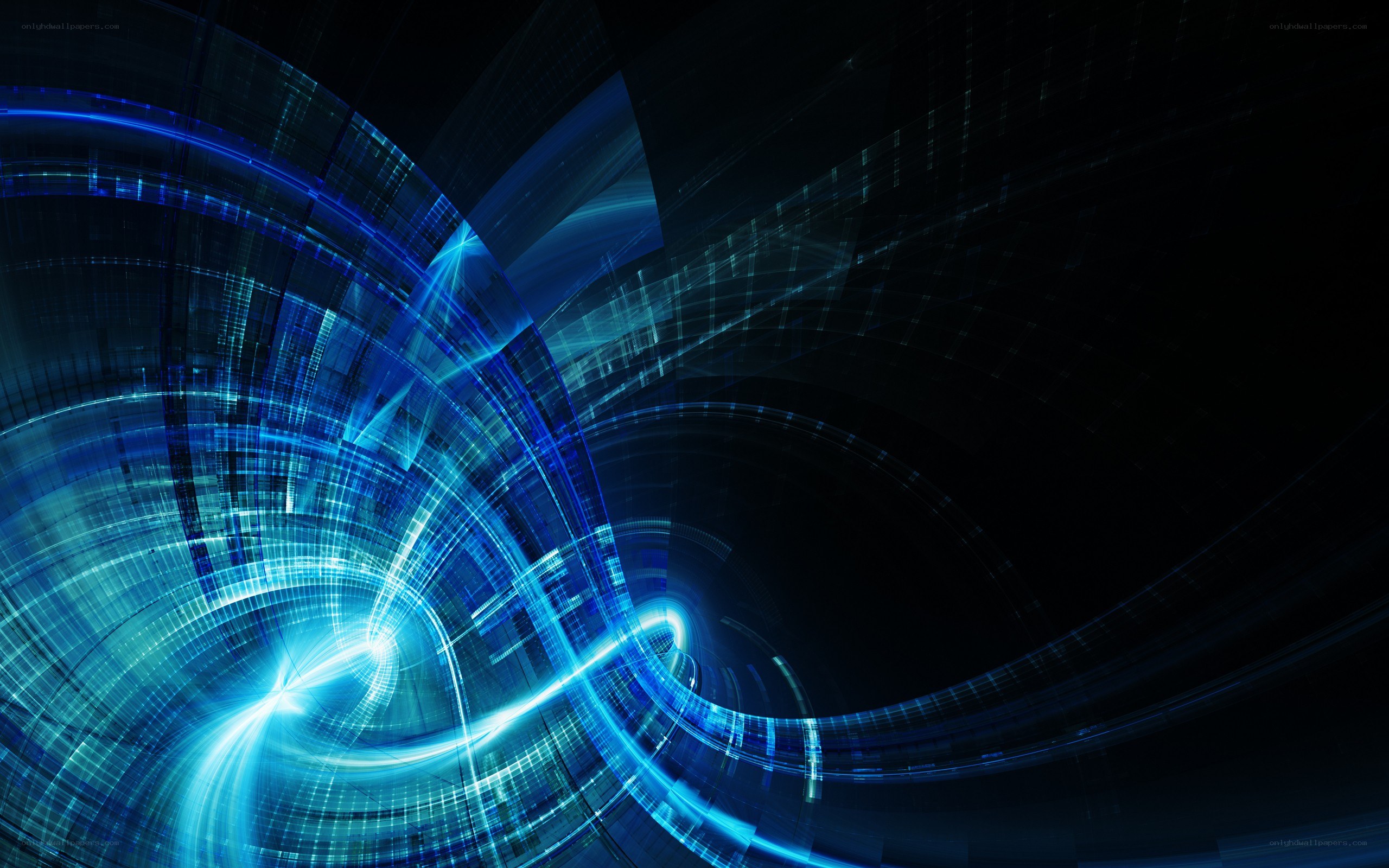 blue digital abstract motion