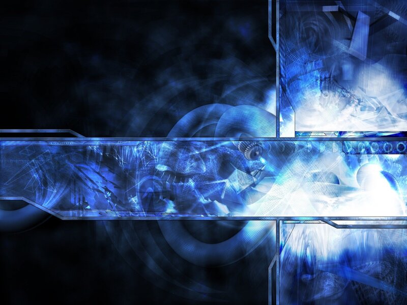 Blue Digital Abstract