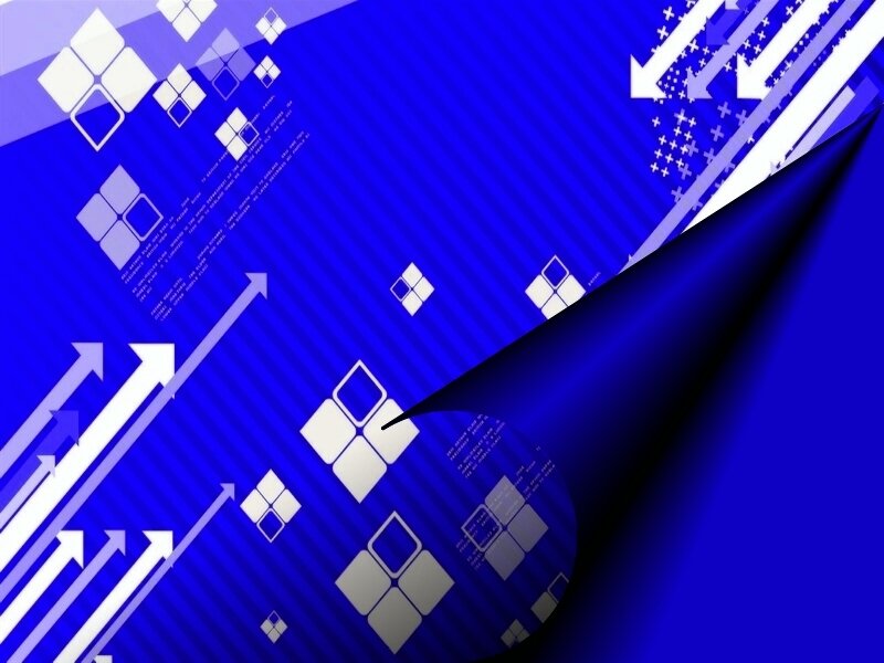 Blue Digital Background — Dynamic