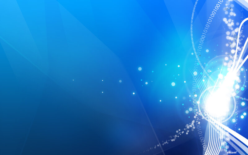 Blue Digital Background — Technological