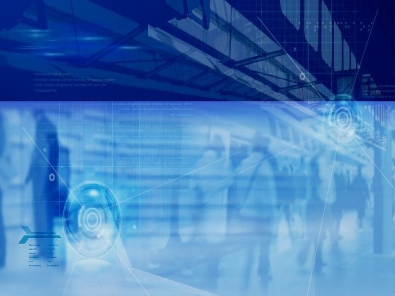 blue digital interface background