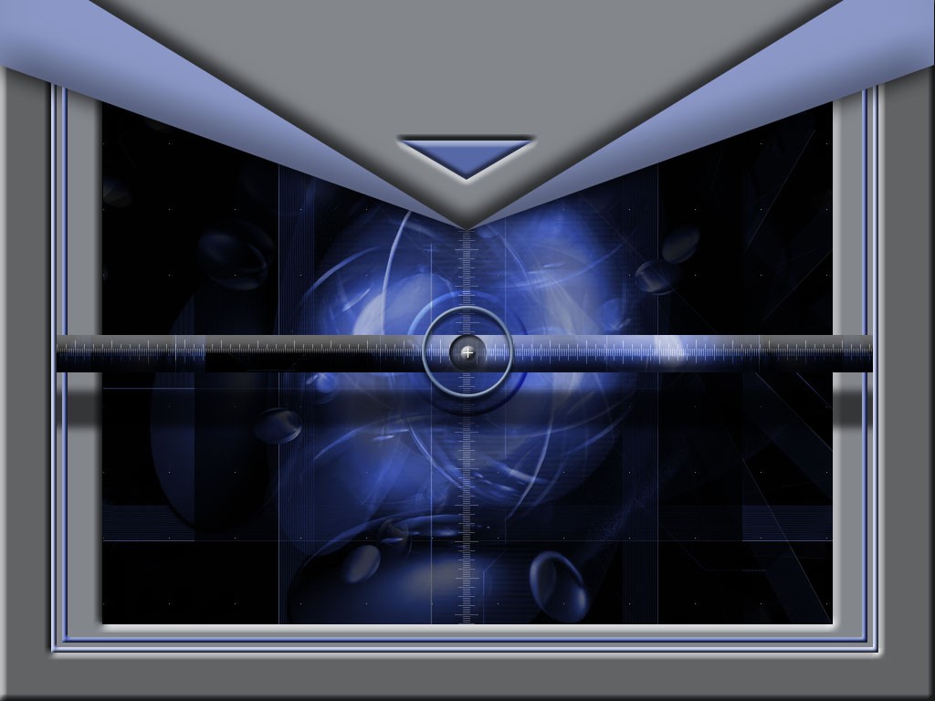 blue digital interface