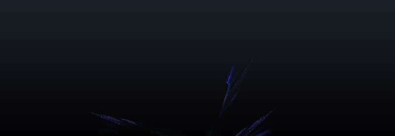 Blue Digital Particles — Black, Dark
