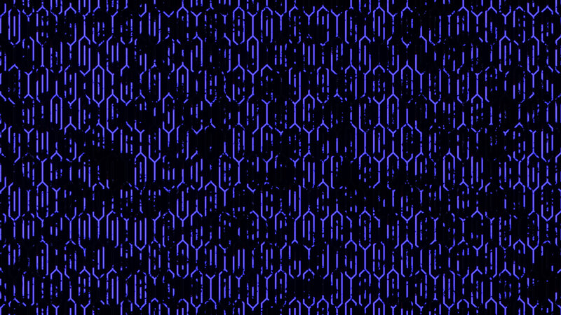 Blue Digital Pattern — Technological
