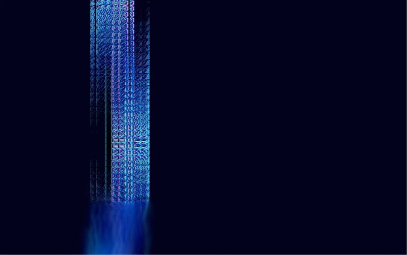 Blue Digital Pattern
