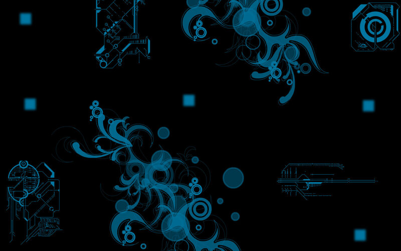 Blue Digital Patterns