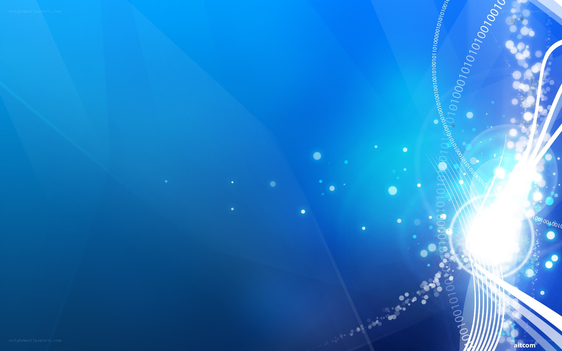 blue digital technology background