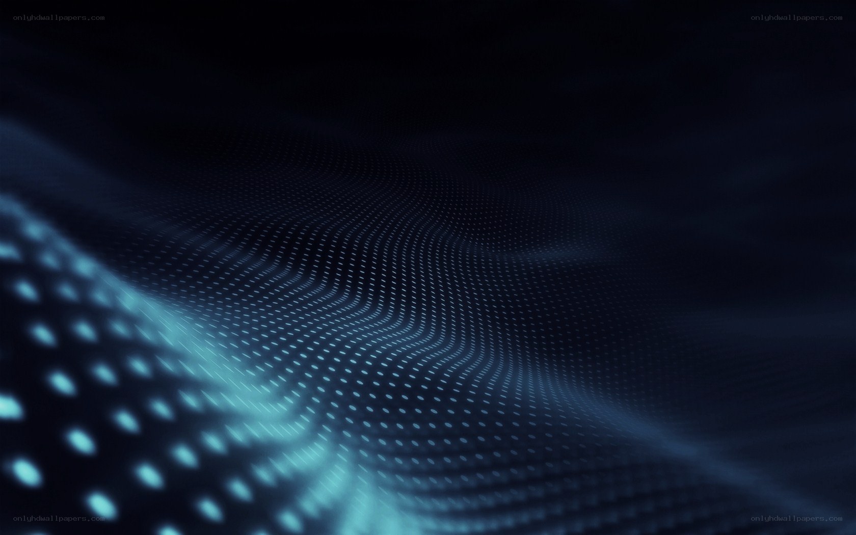 blue digital wave pattern