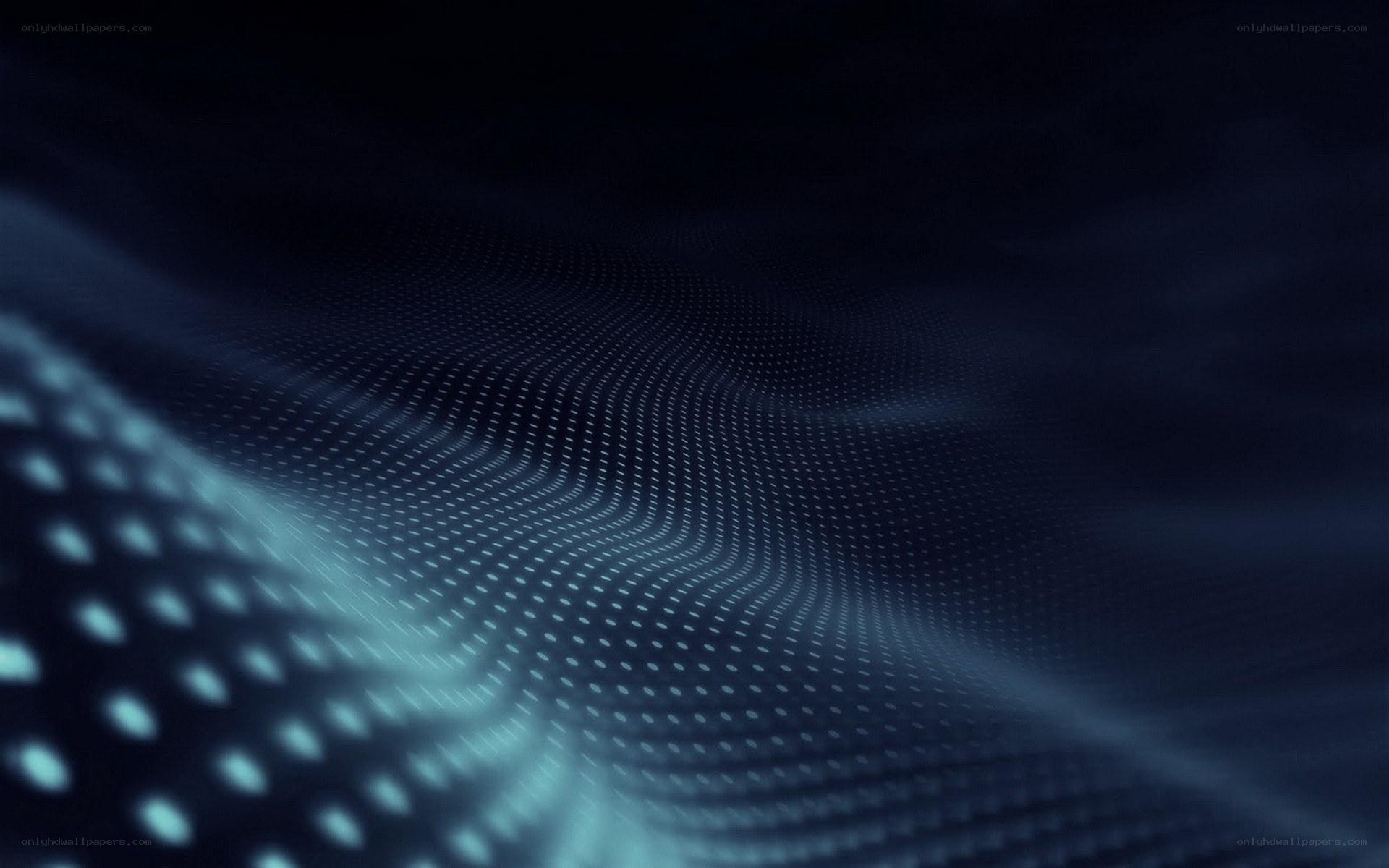 blue digital wave pattern