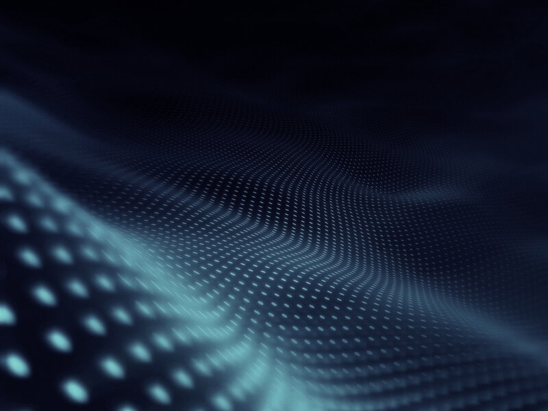 blue digital wave pattern