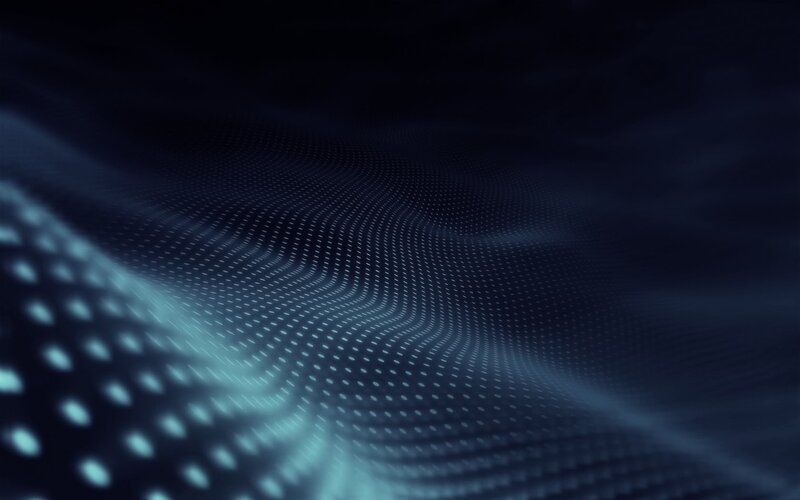 blue digital wave pattern