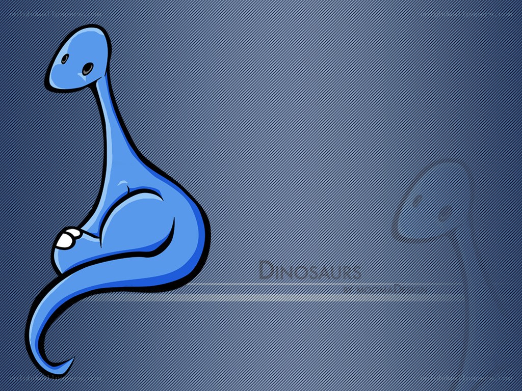 blue dinosaur cartoon