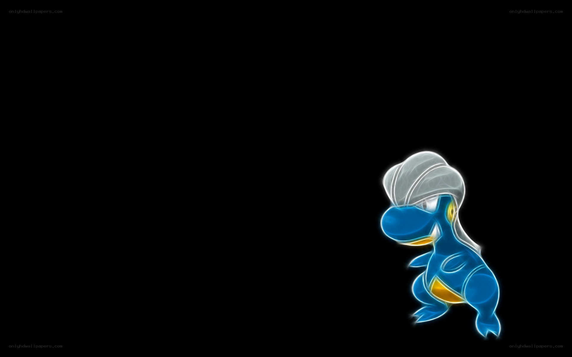 Blue dinosaur character wallpaper