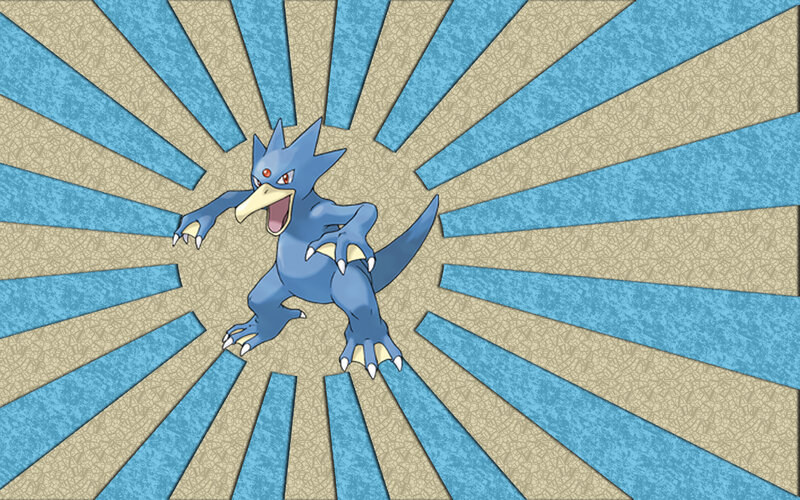 Blue Dinosaur-like Creature — Dynamic