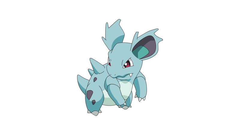 Blue Dinosaur-like Creature — Light Blue