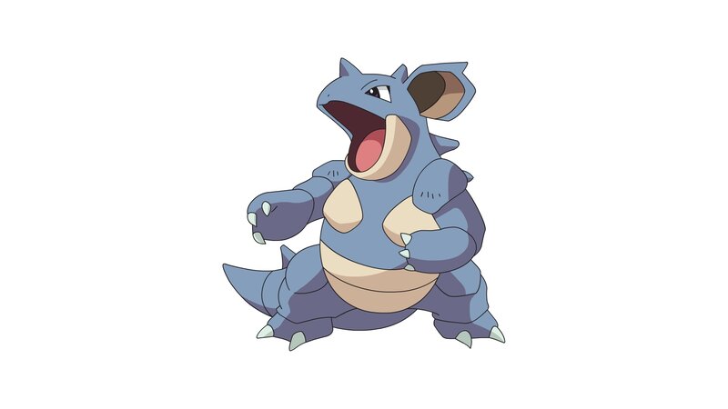 Blue Dinosaur-like Creature — Playful
