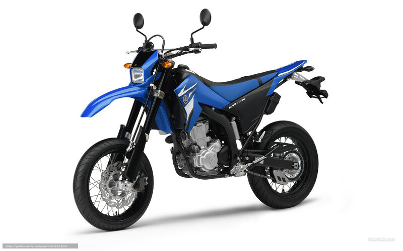 Blue Dirt Bike — Neutral, Photograph, Motorcycle, Seat, Handlebars