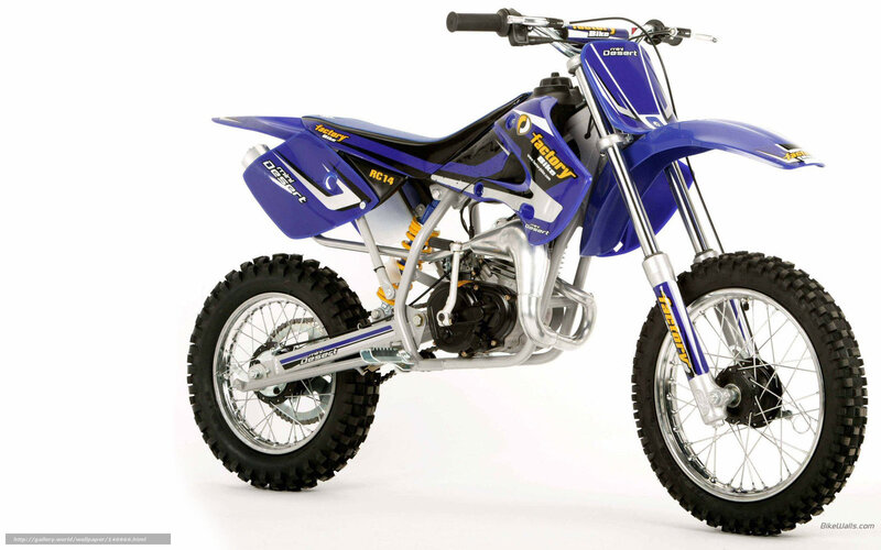 Blue Dirt Bike — Neutral