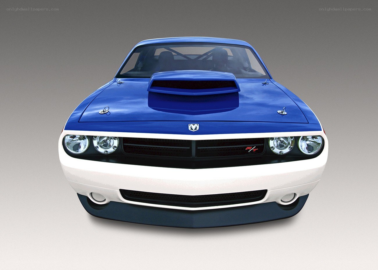 blue dodge challenger r/t