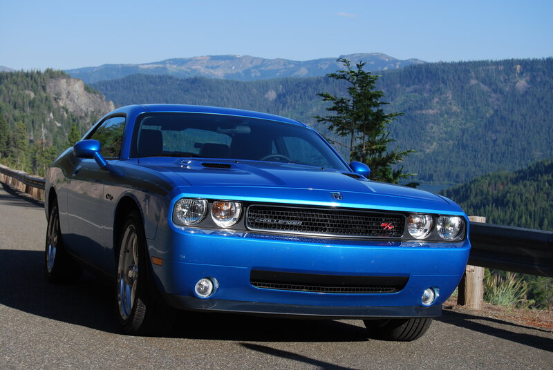 Blue Dodge Challenger — Serene