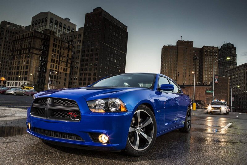 Blue Dodge Charger R/t