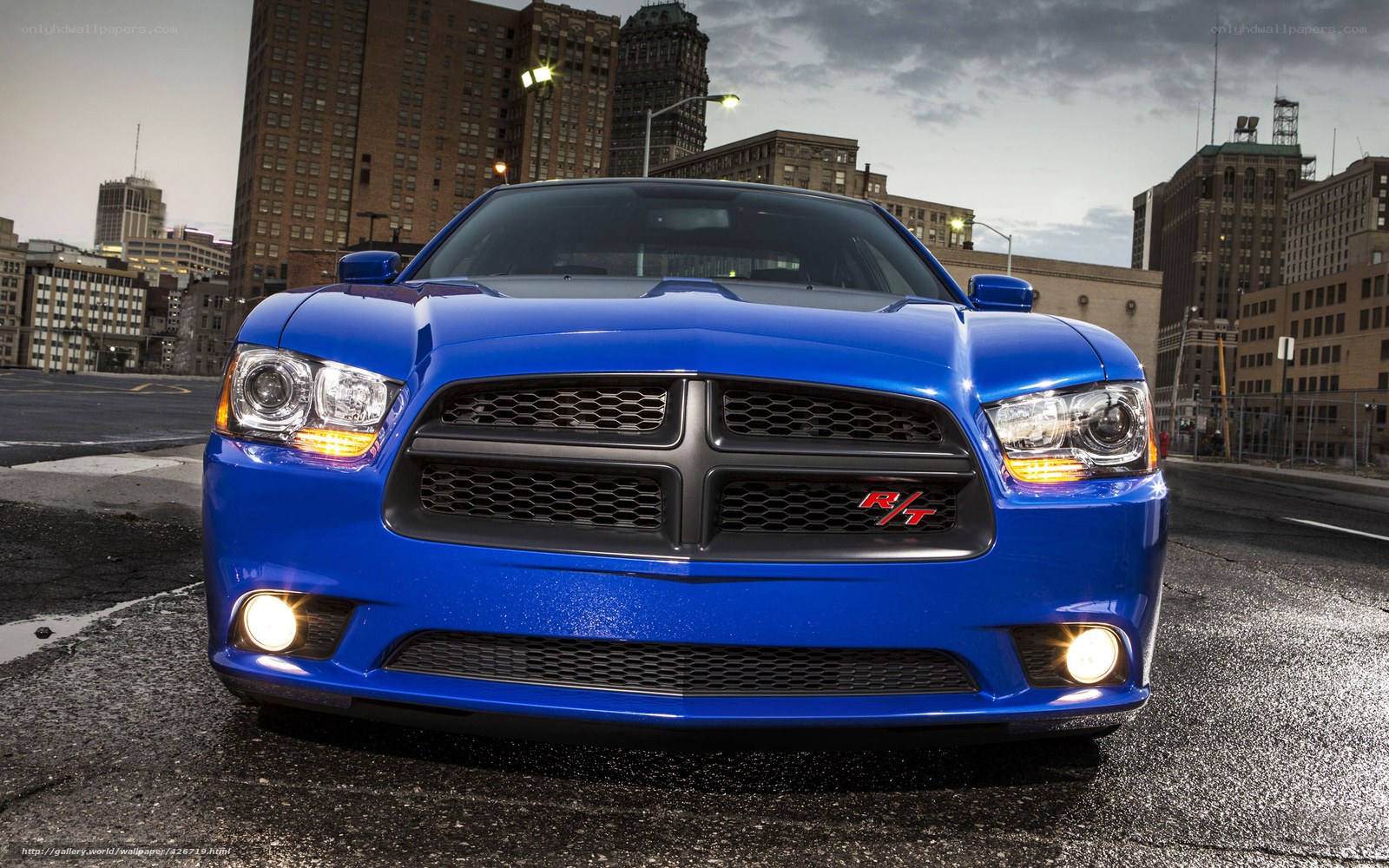 Blue Dodge Charger RT