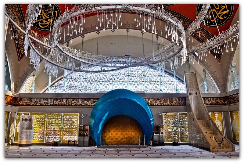 Blue Dome in Mosque