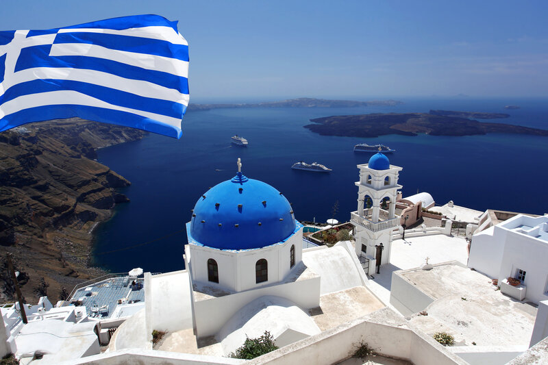 Blue-domed Church — Blue, Serene, Afternoon