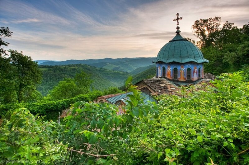 Blue-domed Church