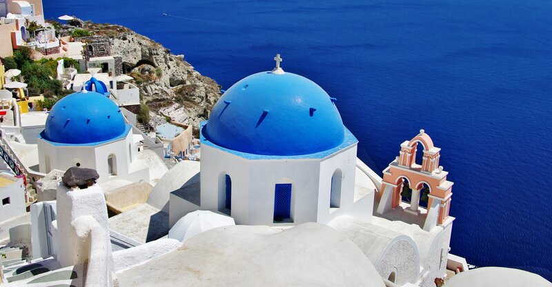 Blue-domed Churches — Blue, Serene