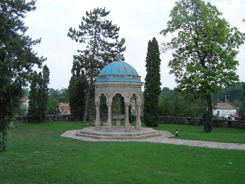 Blue-domed Stone Pavilion