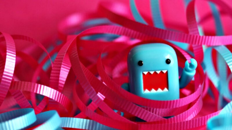 Blue Domo Figure