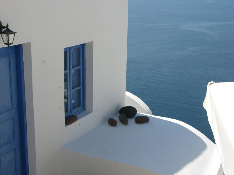Blue Door and Window