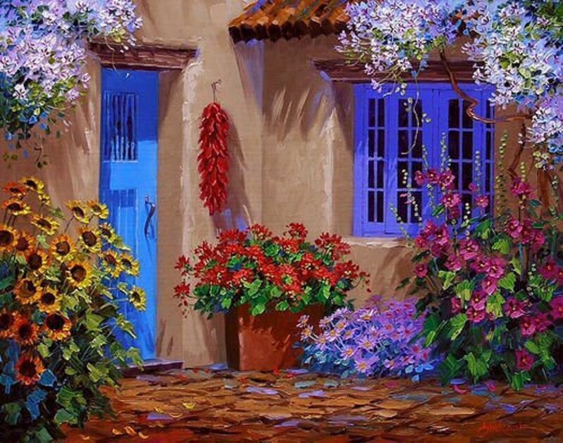 Blue Door Cottage — Serene, Afternoon