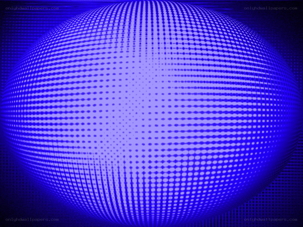 blue dot grid sphere