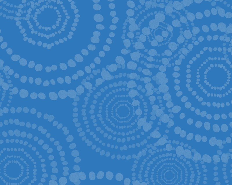 Blue Dot Pattern — Calm, Abstract, Dots, Circles