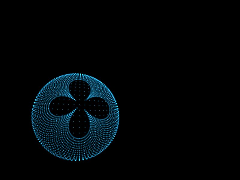 blue dot pattern clover