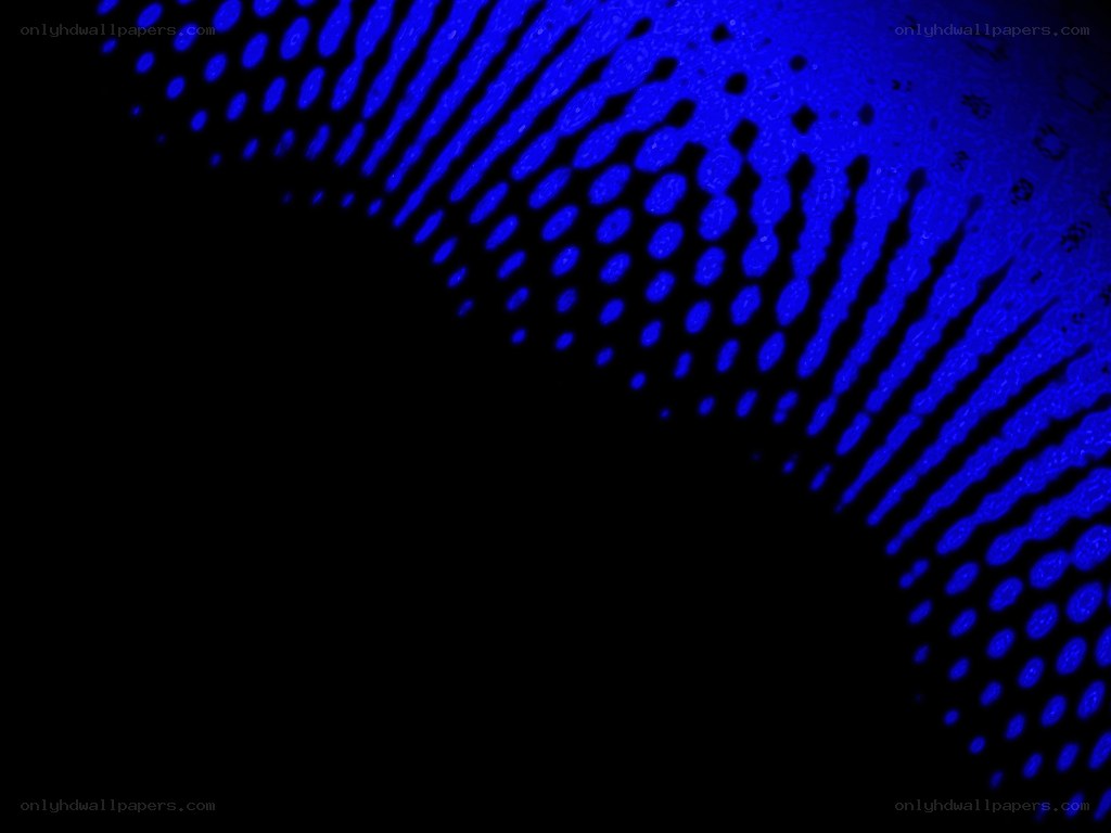 blue dot pattern on black
