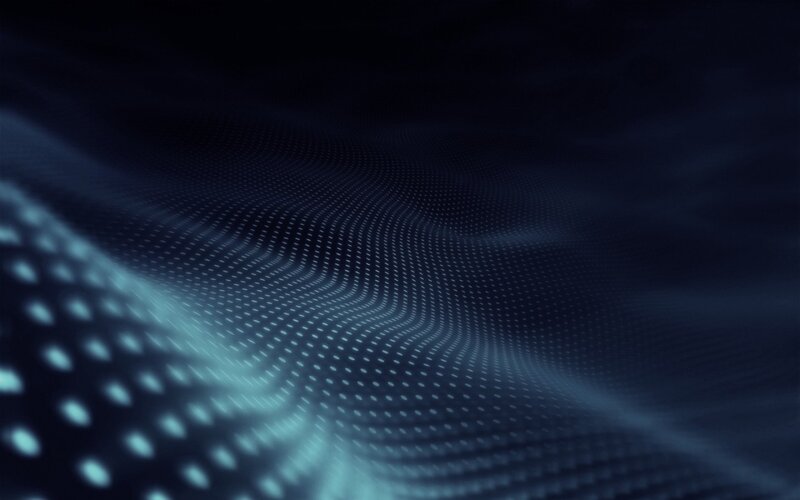 Blue Dot Pattern Surface