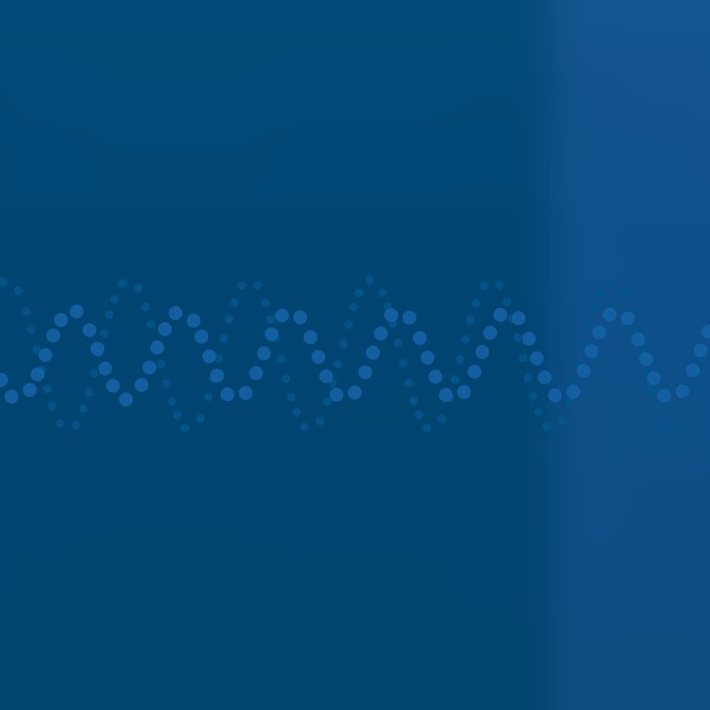 Blue Dots in Wave Pattern