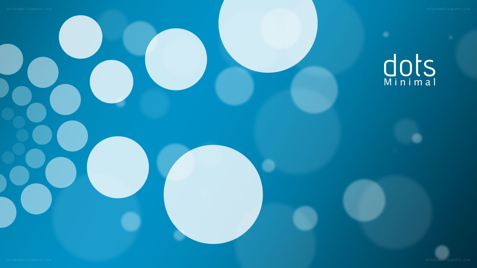 blue dots minimal design
