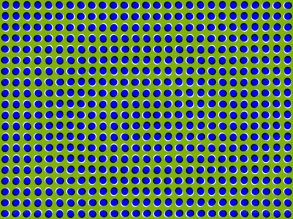 blue dots on green background